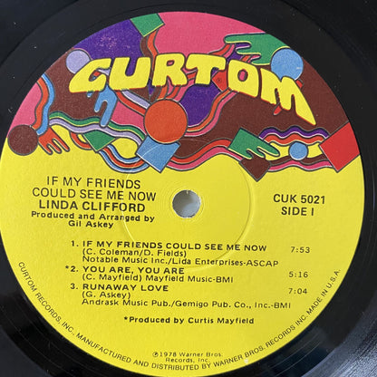 Linda Clifford IF MY FRIENDS COULD SEE ME NOW Vinyl LP Record VG+