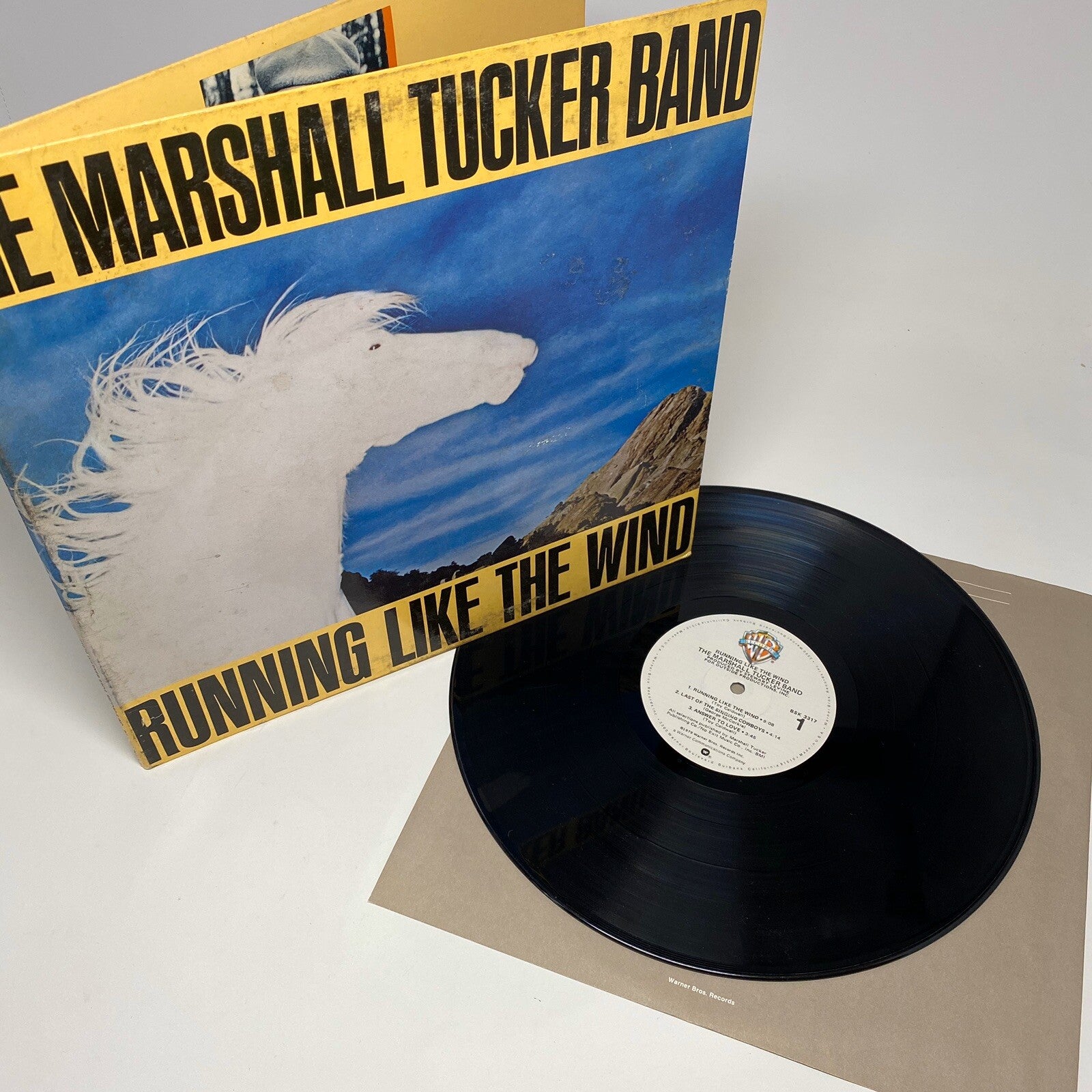 Marshall Tucker Band RUNNING LIKE THE WIND Vinyl LP Record VG LP