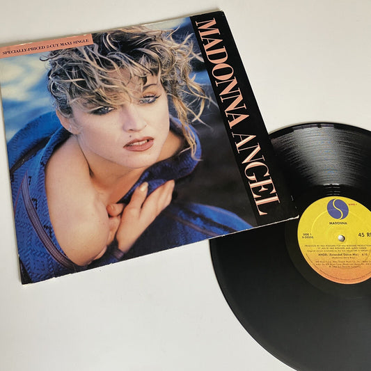 Madonna  "Angel/Into The Groove" 45 RPM 12” Vinyl Maxi Single 1985 Sire 0-20335