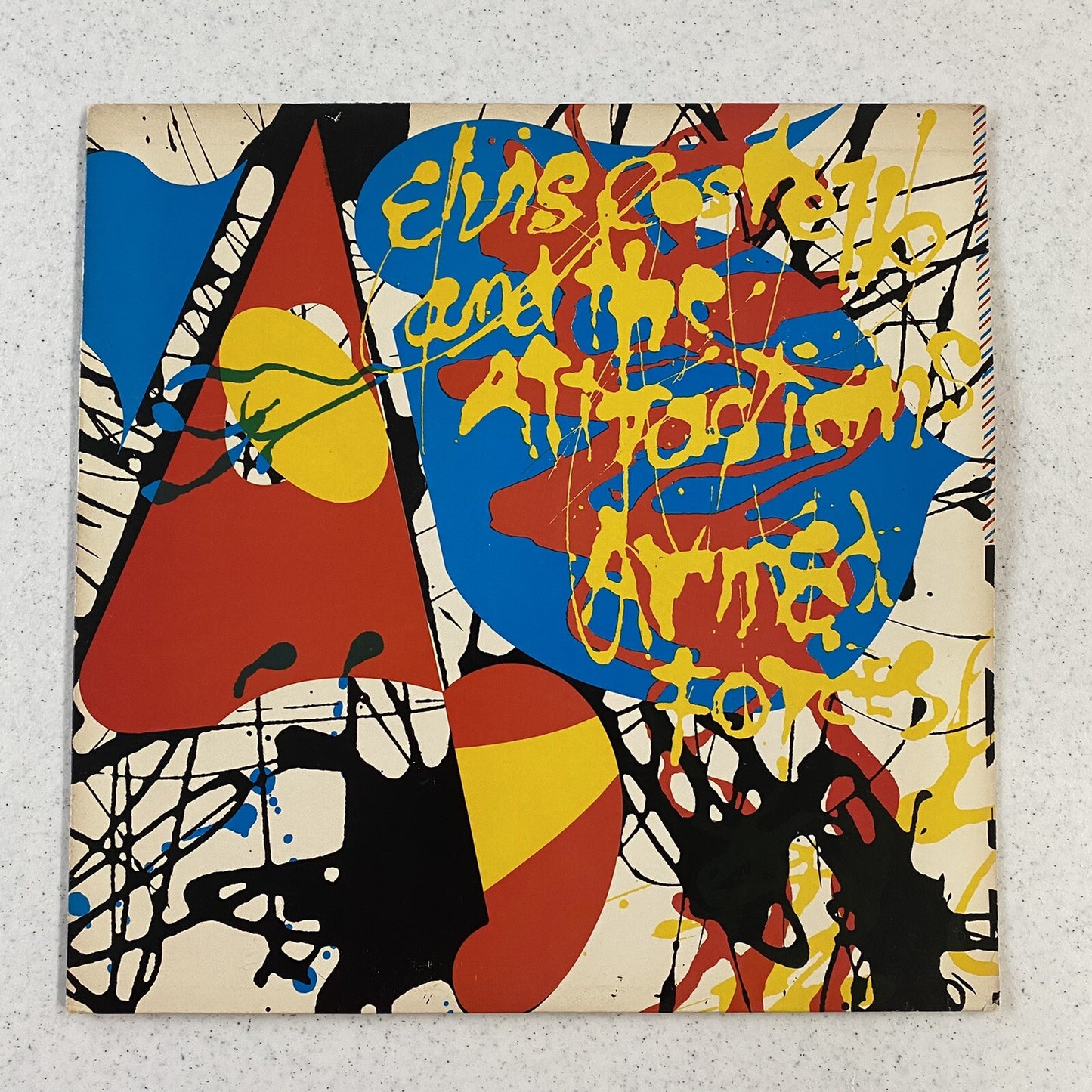 Elvis Costello TRUST + ARMED FORCES Vinyl LP Record VG+ on Media