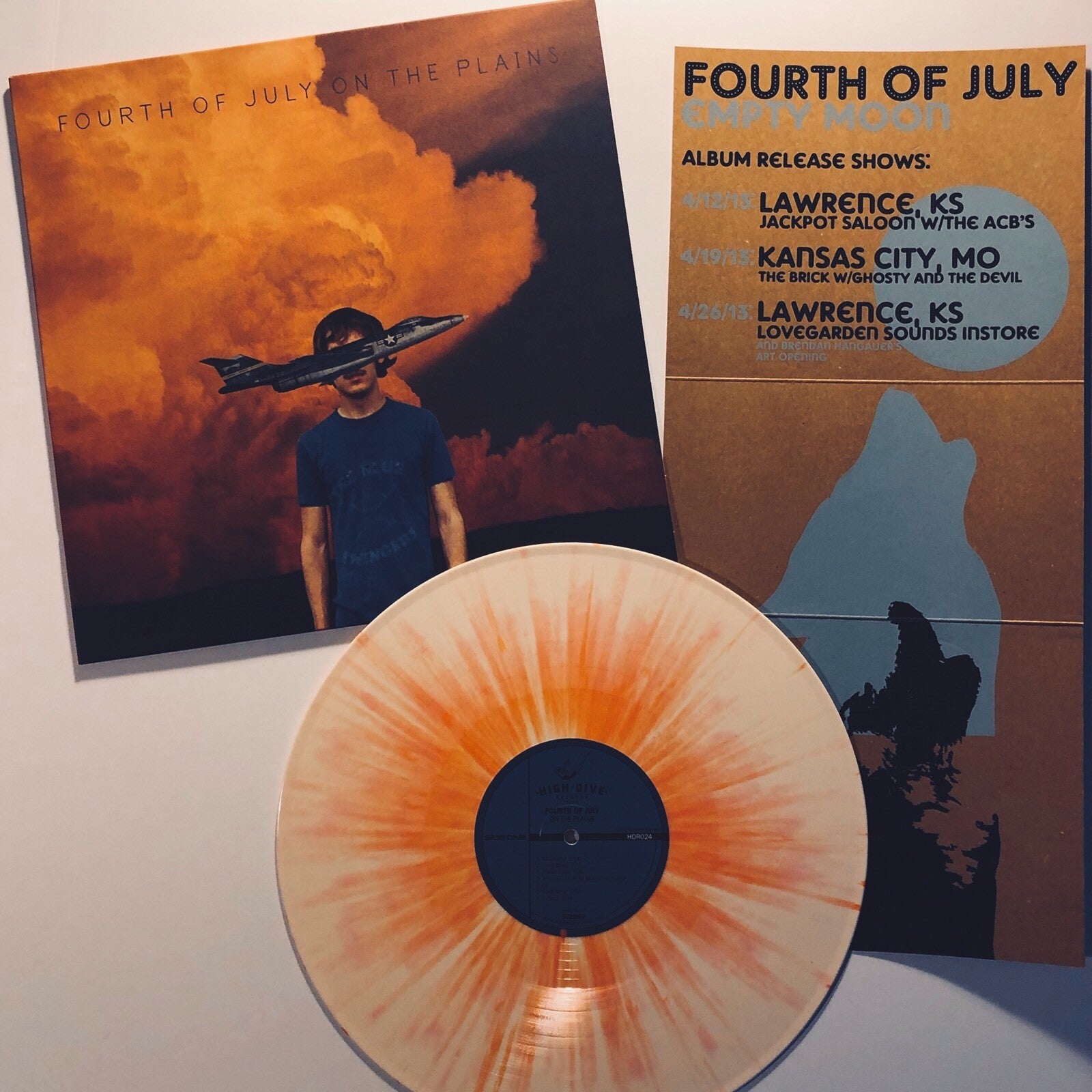 Fourth of July EMPTY MOON Color Vinyl  Essential Collector Indie Rock Tigers Jaw