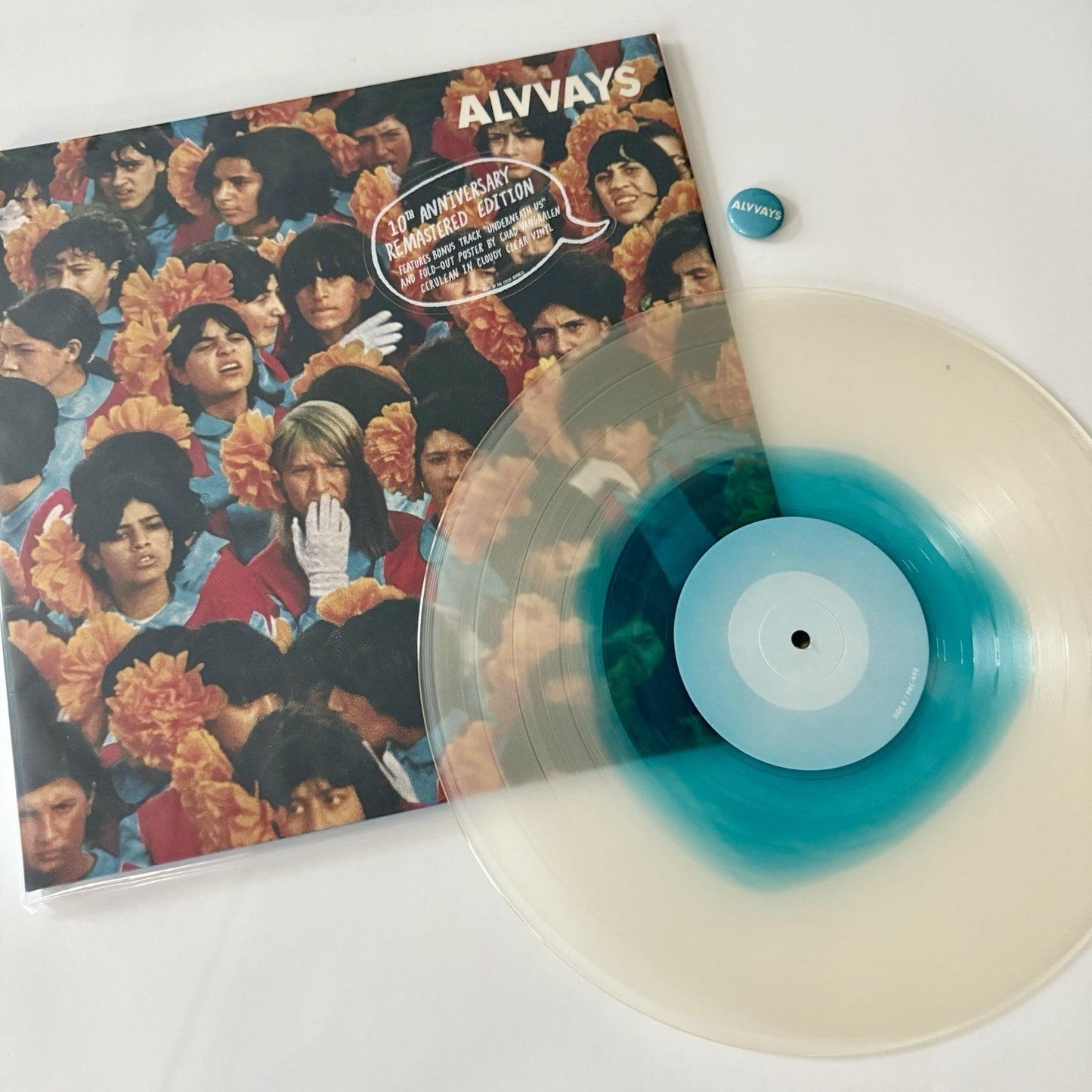 Alvvays ALVVAYS Color Vinyl LP Record 10TH ANNIV w/poster and button NEW
