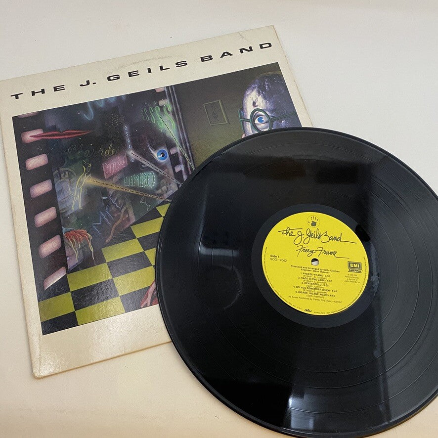 J.Geils Band FREEZE FRAME Vinyl LP Record VG+