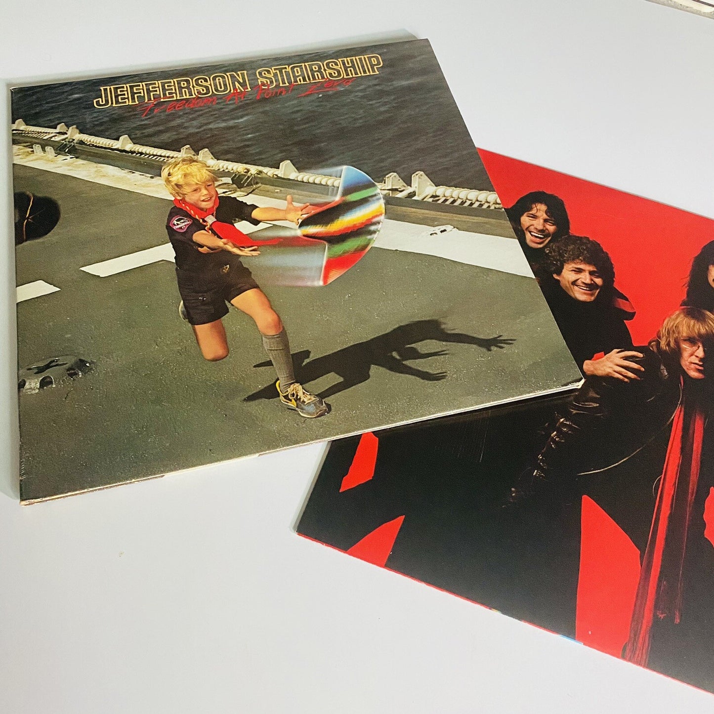 Jefferson Starship FREEDOM AT POINT ZEVO Vinyl LP Record VG+