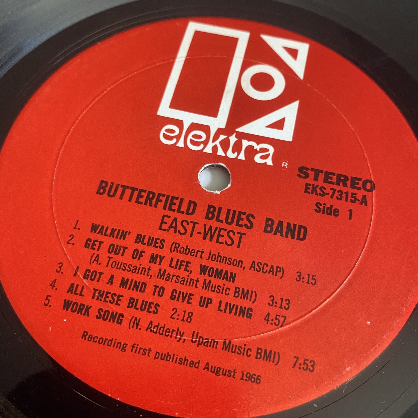 Butterfield Blues Band EAST-WEST Vinyl LP Record VG/VG