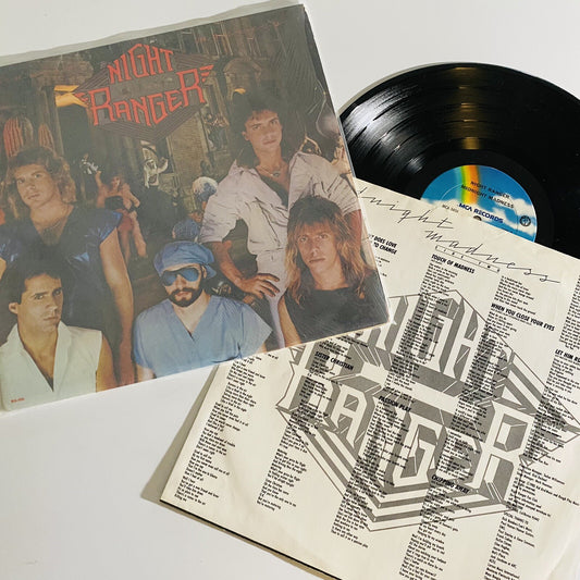NIGHT RANGER Midnight Madness LP Vinyl Record Vintage 1983 VG+