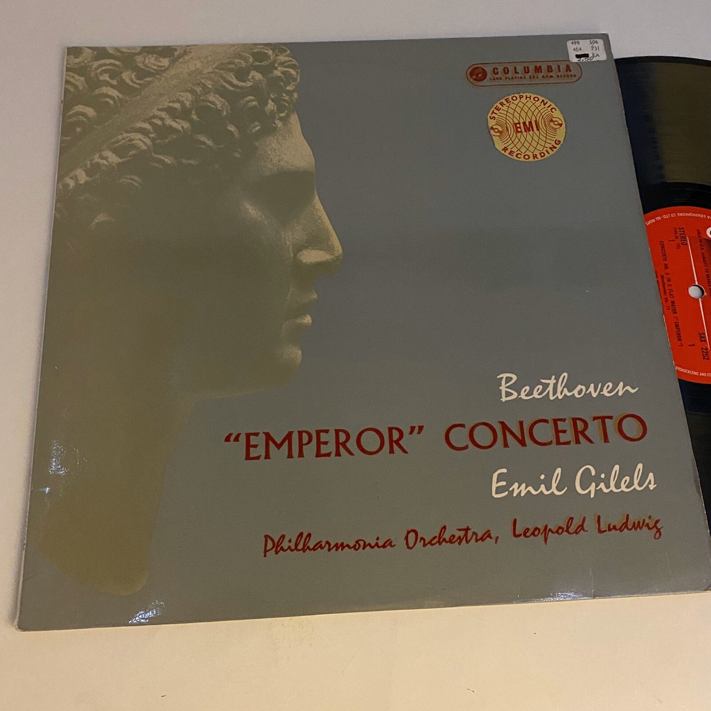 Beethoven, Piano Concerto No.5 Op.73 "Emperor" Emil Gilels VG