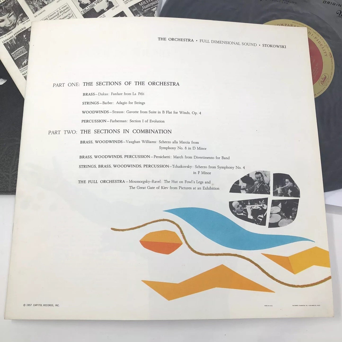 STOKOWSKI Vinyl LP Record BOX SET + Commentary Book VG+
