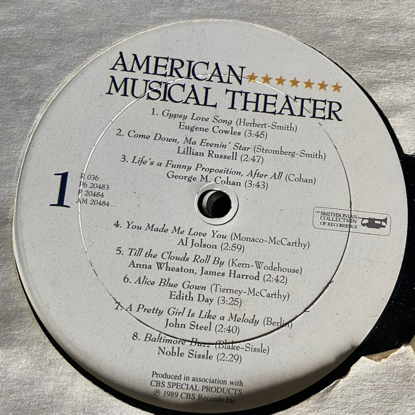 American Musical Theater SMITHSONIAN Vinyl 5xLP Records VG+
