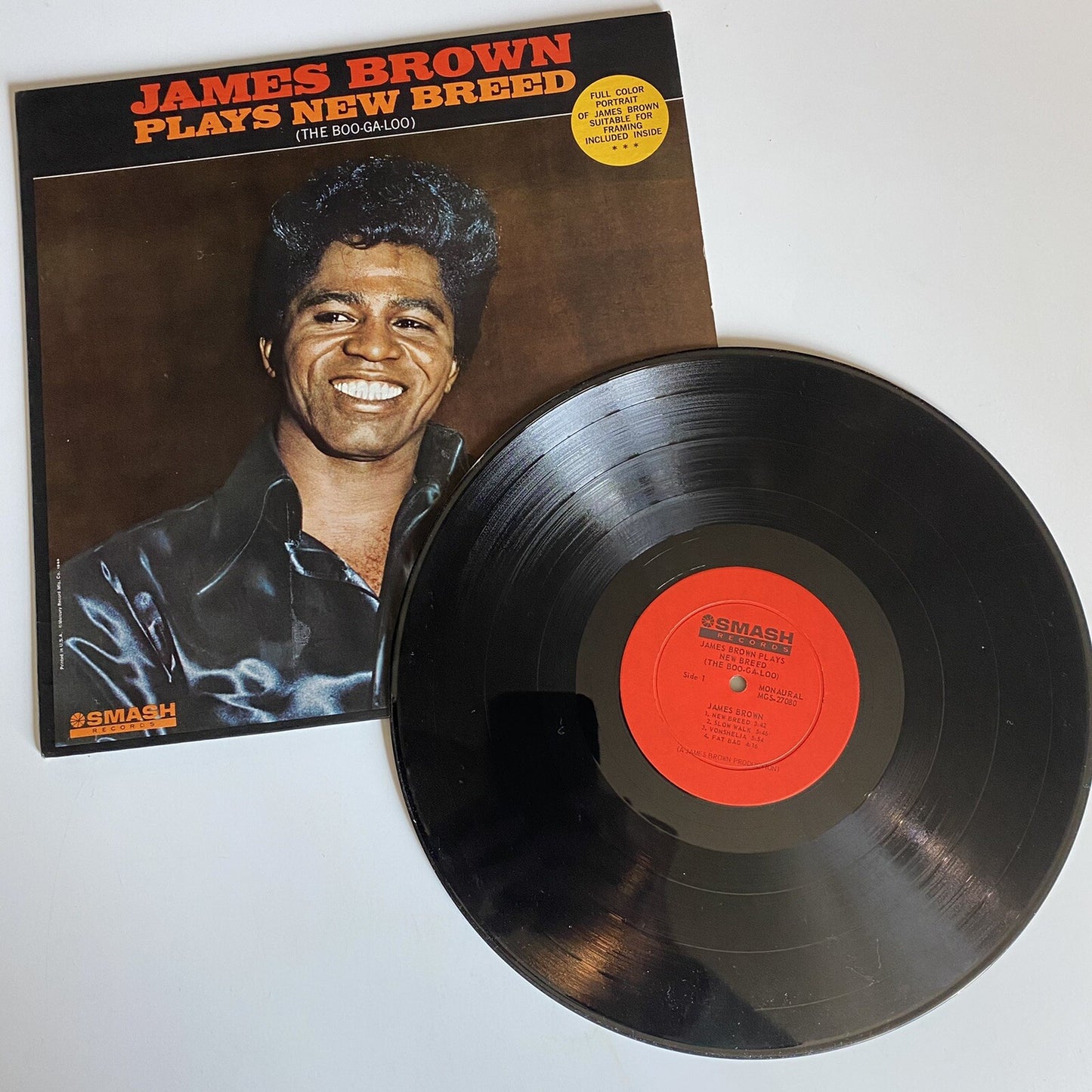 James Brown PLAYS NEW BREED Vinyl LP Record VG+