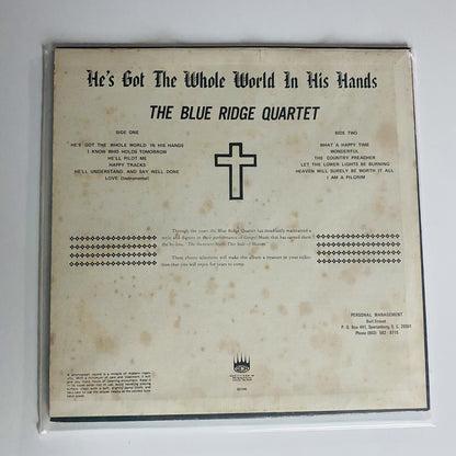 Blue Ridge Quartet HE'S GOT THE WHOLE WORLD Vinyl LP Record VG+