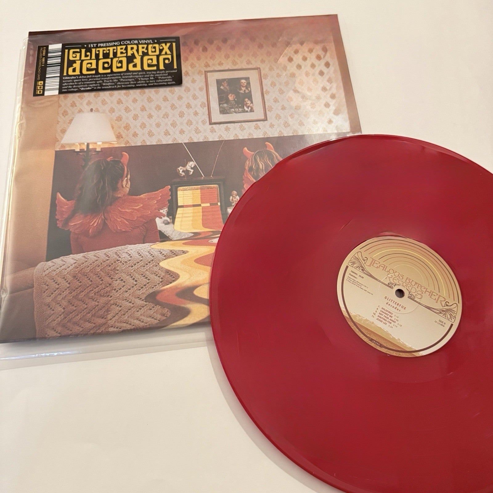 Glitterfox DECODER Color Vinyl LP Record NEW First Pressing