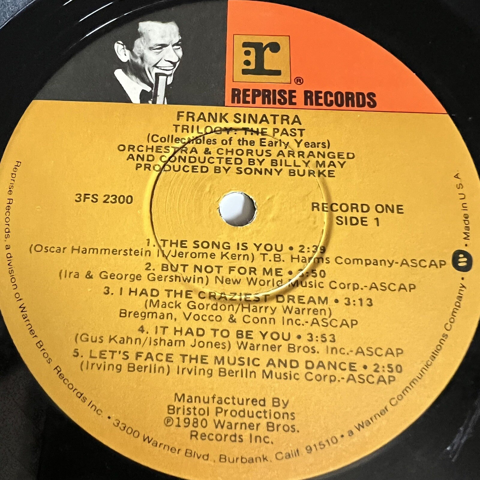 Frank Sinatra SINATRA TRILOGY PAST PRESENT FUTURE Vinyl 3xLP Record VG+