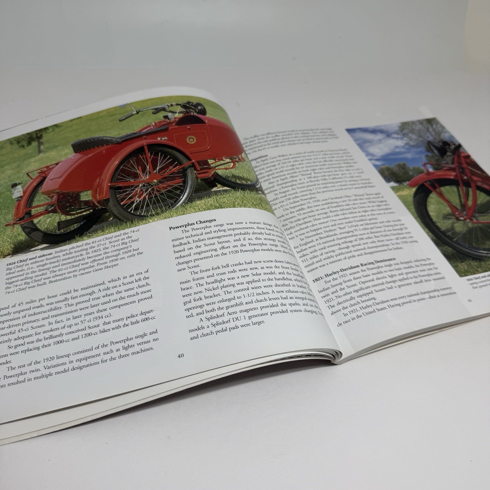 INDIAN MOTORCYCLES by J. Hatfield, H. Halberstadt  SIFT BOOK, Excenllent Cond.