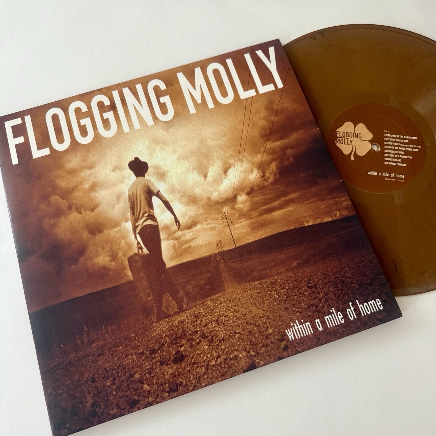 Flogging Molly WITHIN A MILE OF HOME Color Vinyl LP Record NEW RE