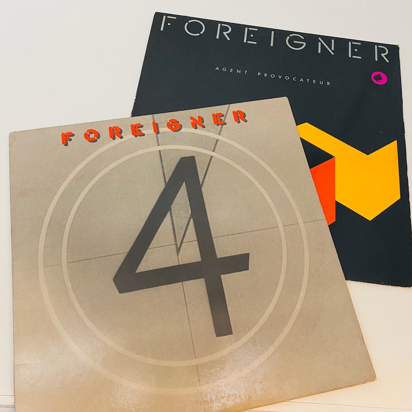 Foreigner AGENT PROVOCATEUR Vinyl LP Records VG+