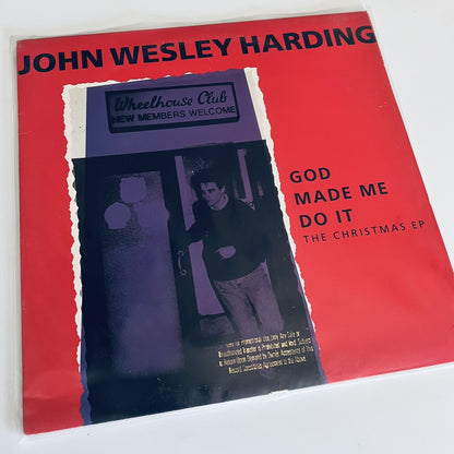 John Wesley Harding GOD MADE ME DO IT Vinyl EP Record VG+