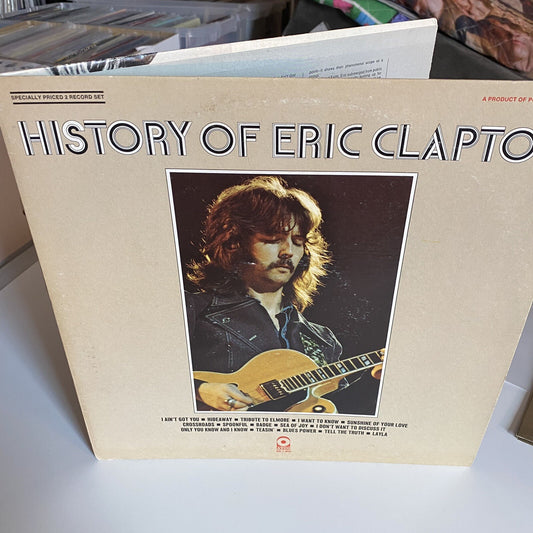 Eric Clapton HISTORY OF ERIC CLAPTON Vinyl LP Record VG+