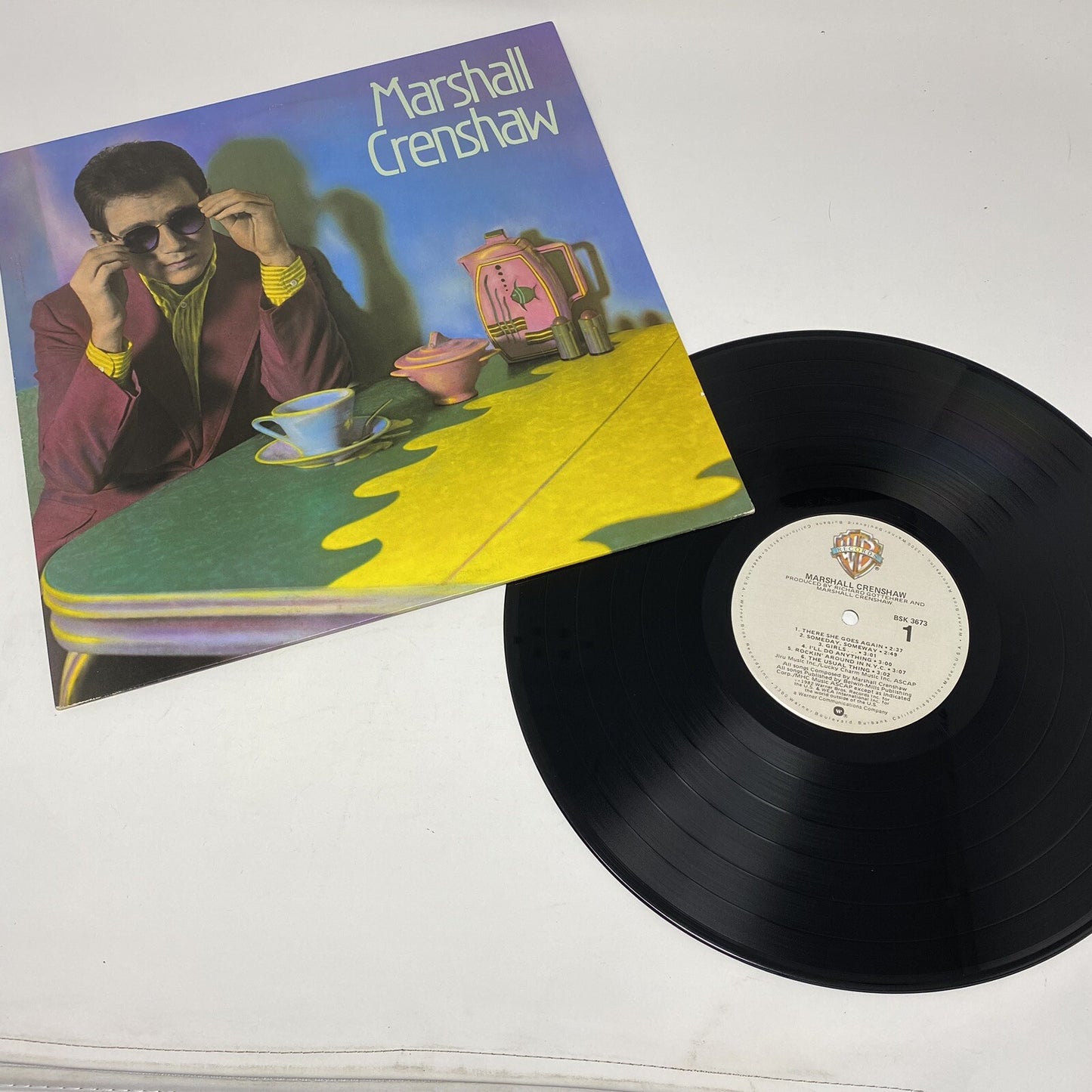 Marshall Crenshaw SELF TITLED Vinyl LP Record Winchester Pressing VG+