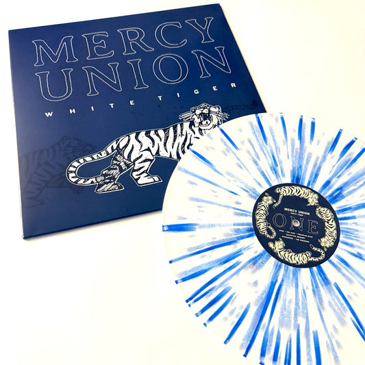 Mercy Union WHITE TIGER Color Vinyl LP Record NEW Blue Splatter