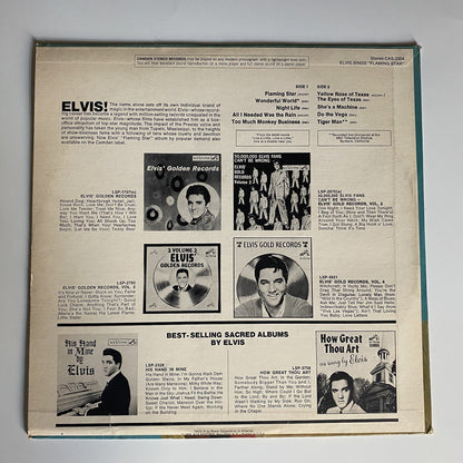 Elvis Prealey SINGS FLAMING STAR Vinyl LP Record VG++