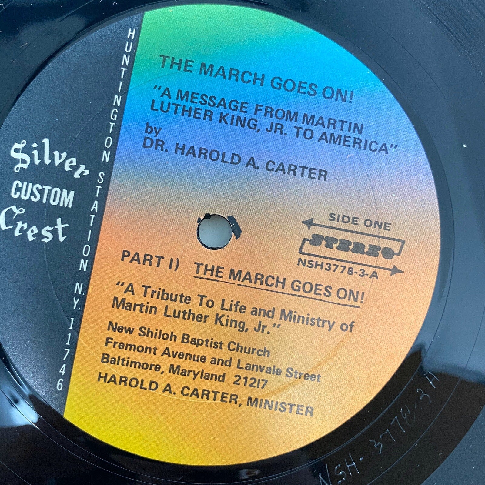 THE MARCH GOES ON A Message From MLK To America VINYL LP RECORD VG