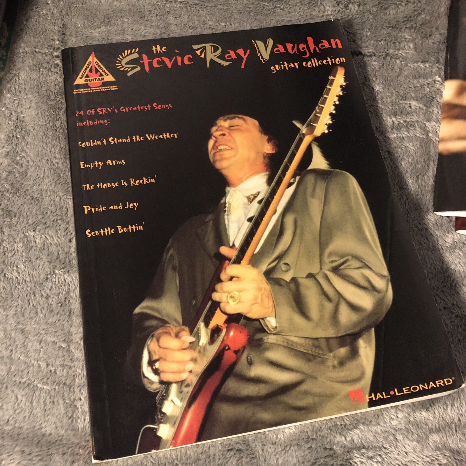 The Stevie Ray Vaughan Guitar Collection (Paperback) Used But In Great Condition