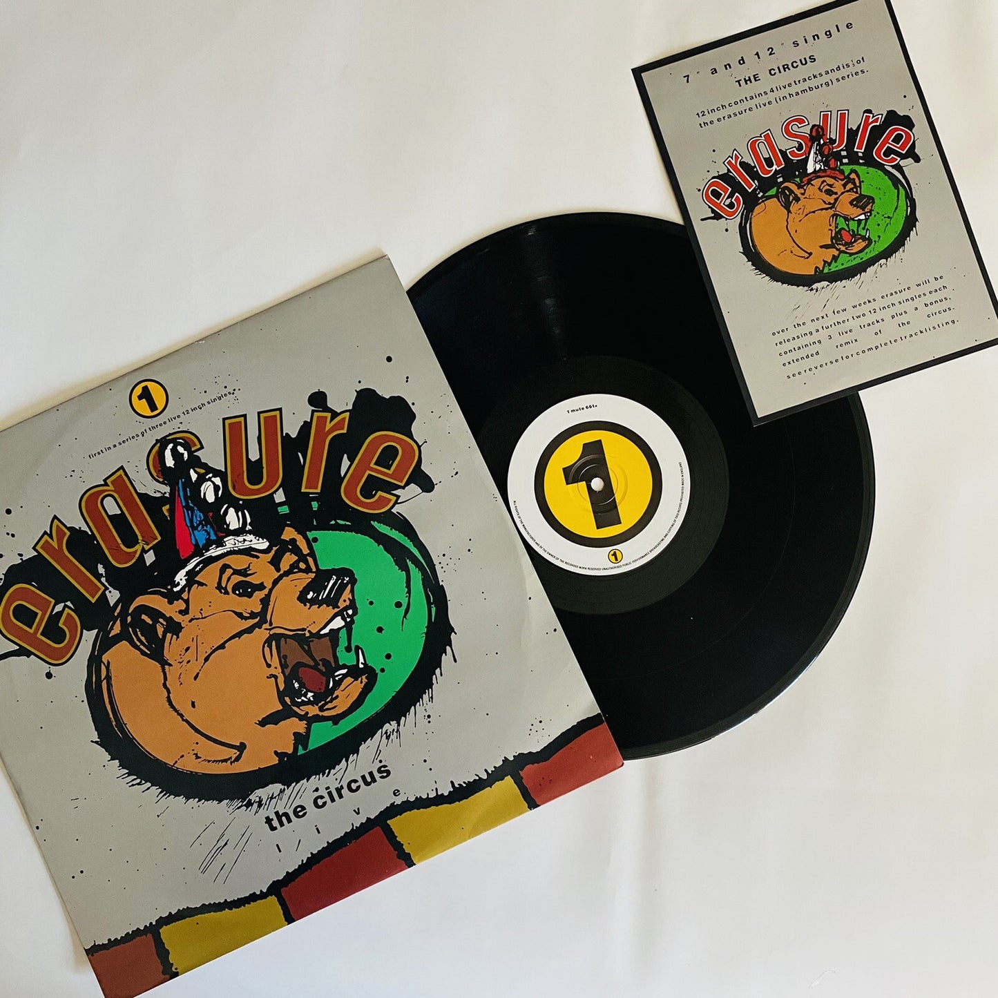 Erasure THE CIRCUS Remix 12” Vinyl LP Record Mute66 – VG+