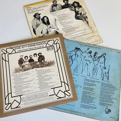 The 5th Dimension PORTRAIT + GREATEST HITS + REFLECTIONS Vinyl LP Record VG+/VG