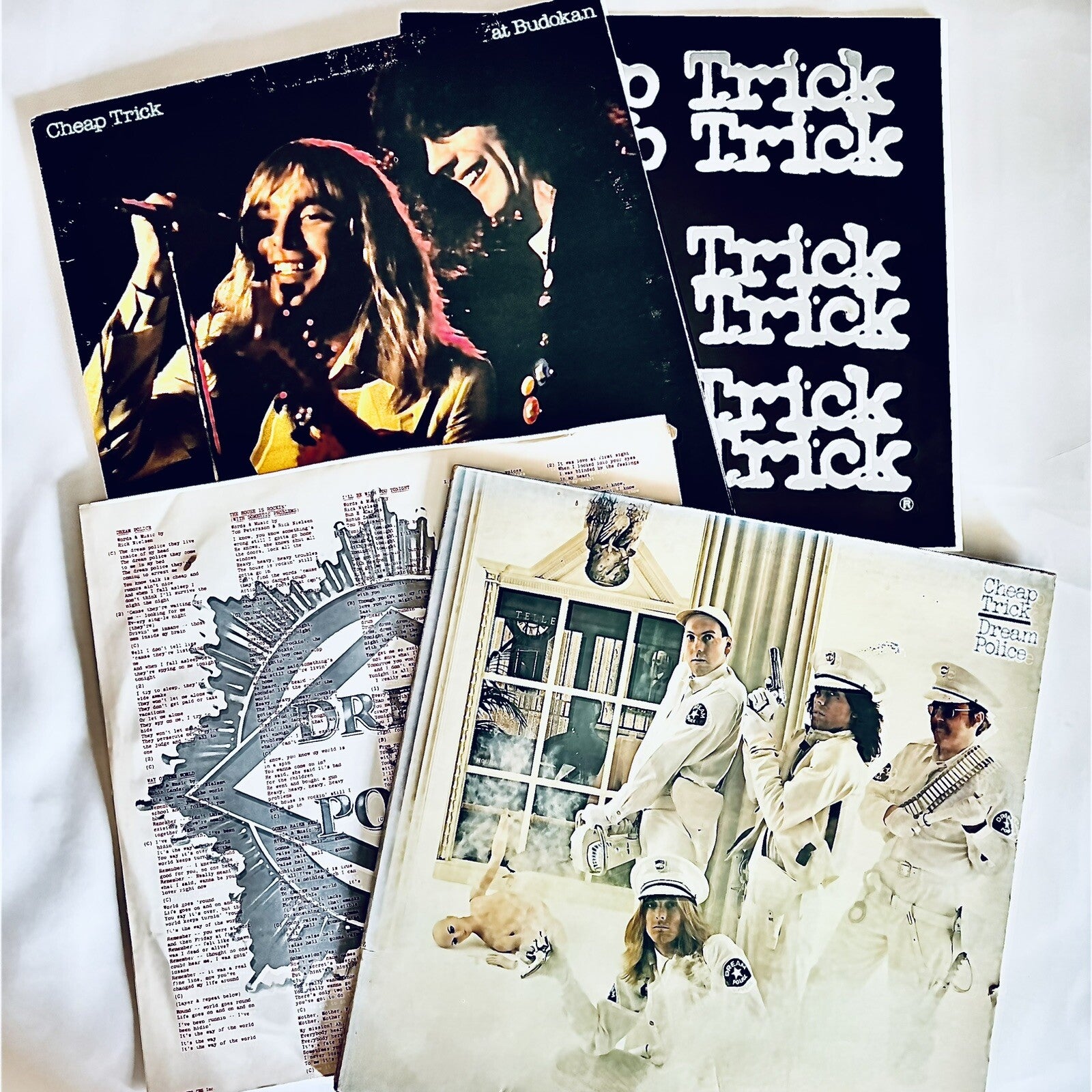 Cheap Trick AT BUDOKAN + DREAM POLICE Vinyl LP Records VG+