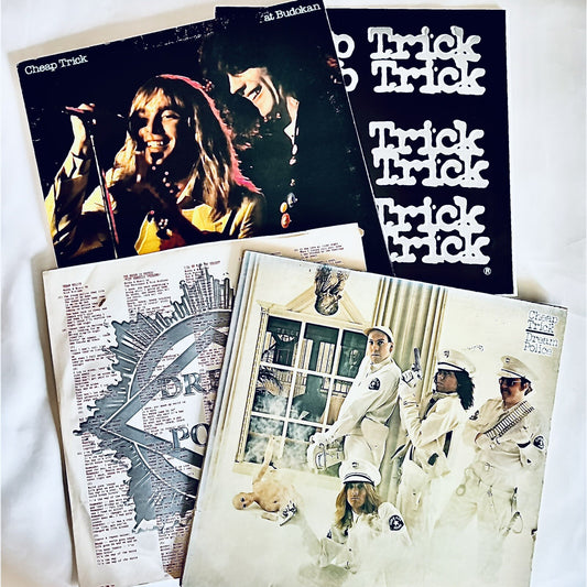 Cheap Trick AT BUDOKAN + DREAM POLICE Vinyl LP Records VG+