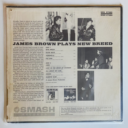 James Brown PLAYS THE NEW BREED (THE BOO-GA—LOO) Mono Vinyl LP Record VG+