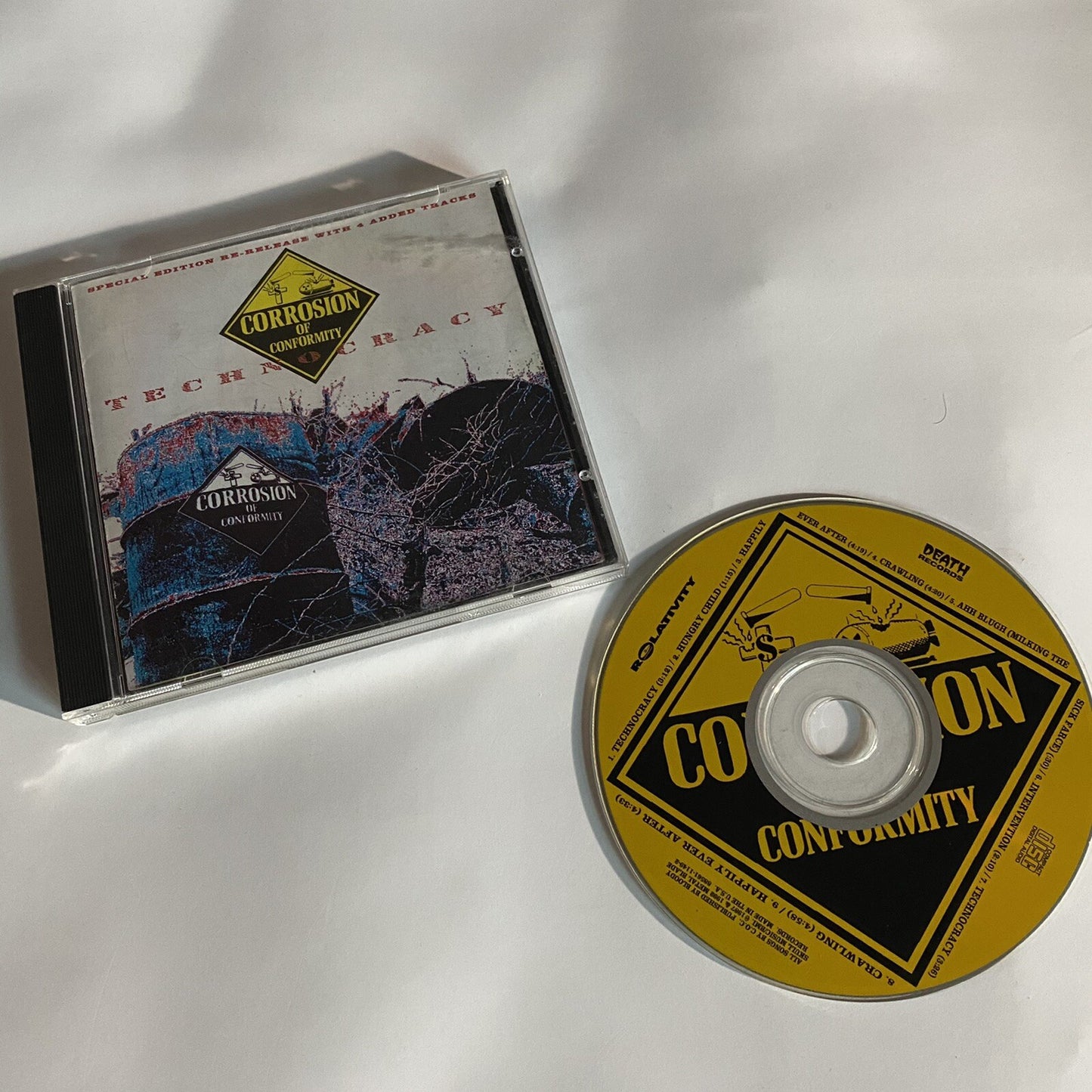 Corrosion Of Conformity: Technocracy CD 2015 Reissue MISSING BACK COVER