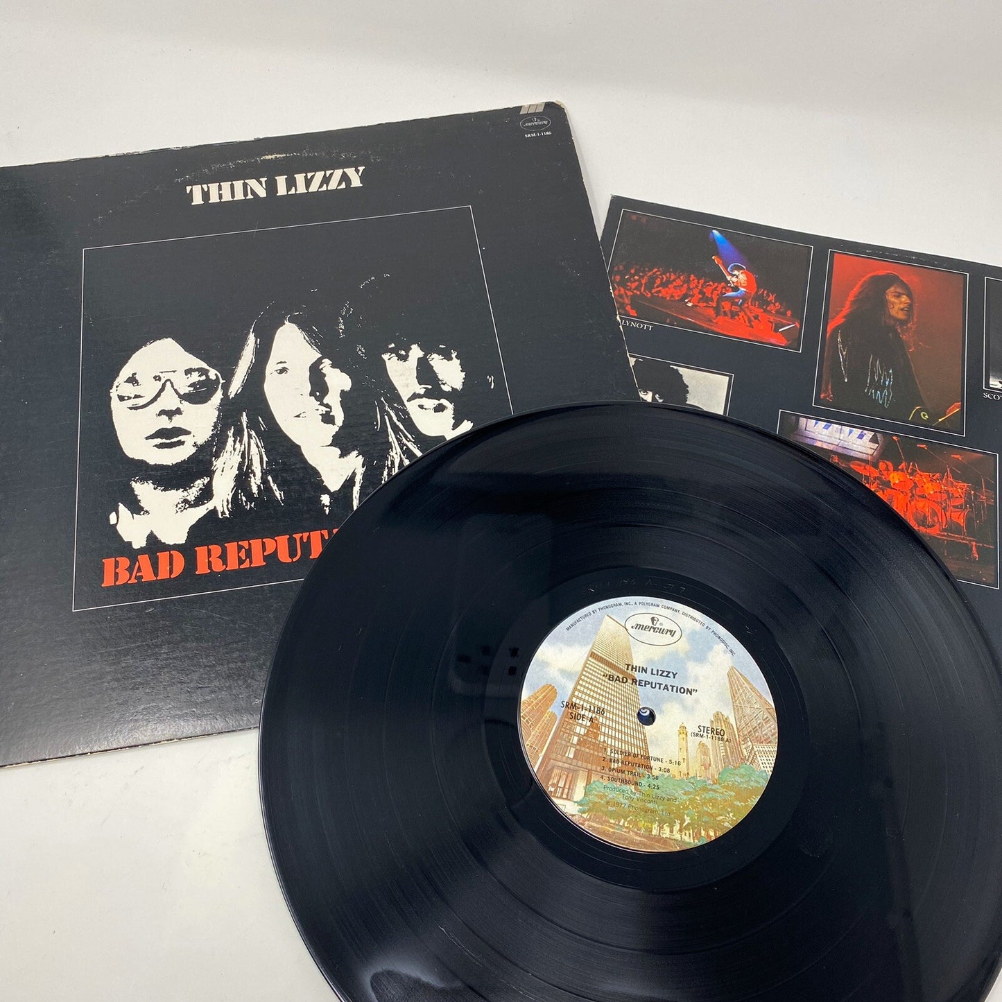 Thin Lizzy BAD REPUTATION Vinyl LP Record Terre Haute Press VG+