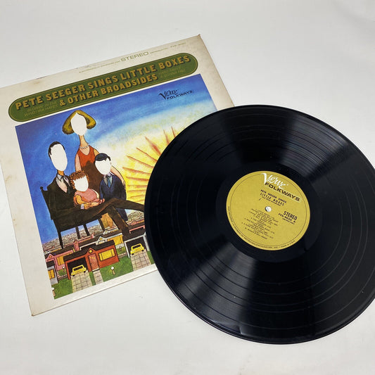 PETE SEEGER Sings Little Boxes And Other Broadsides VINYL LP RECORD Folkways VG+