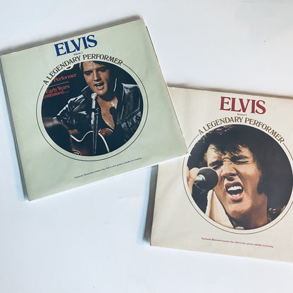 Elvis Presley LEGENDARY PERFORMER VOL 1 & 2 Vinyl LP Records VG+