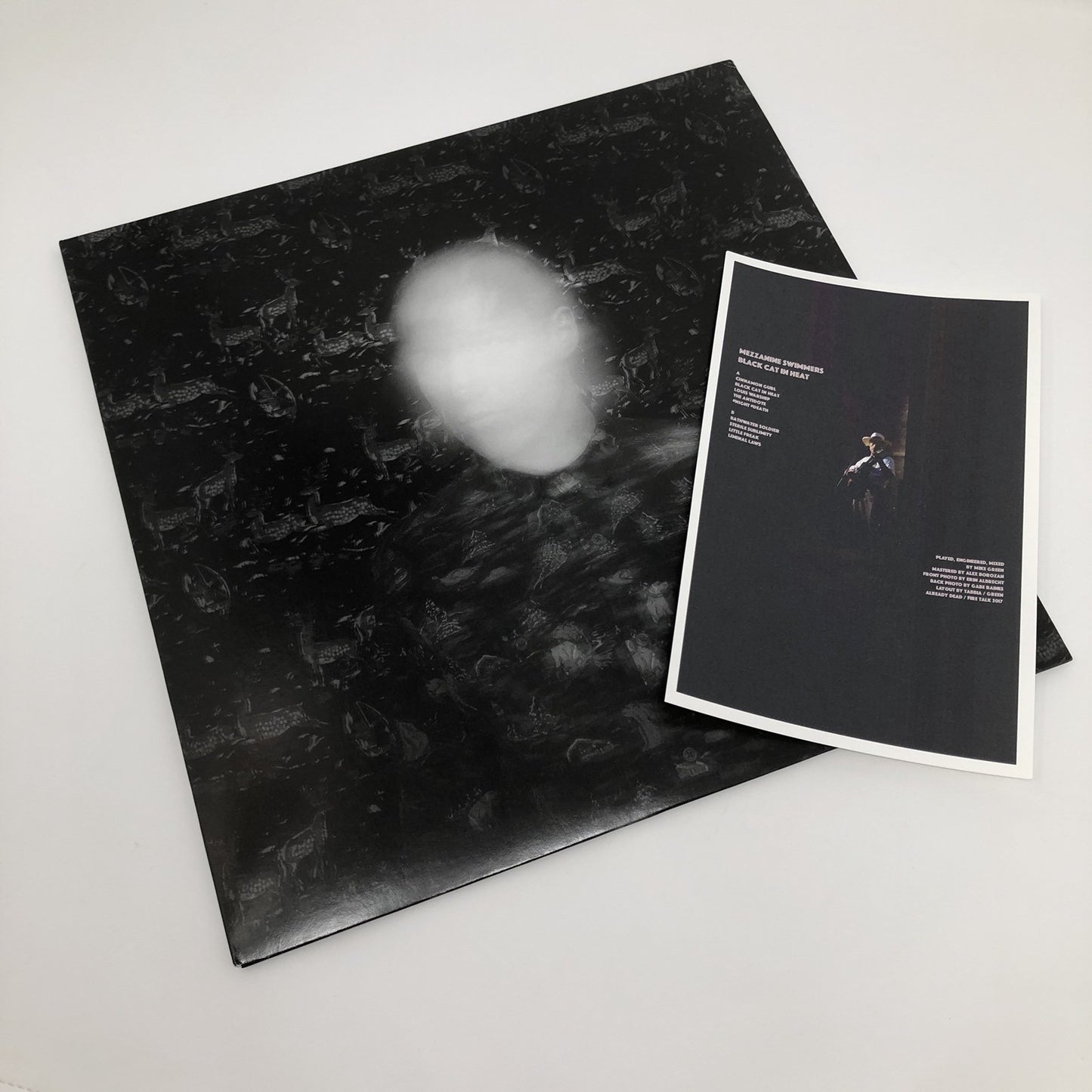 Mezzanine Swimmers BLACK CAT IN HEAT  Vinyl LP Record NEW