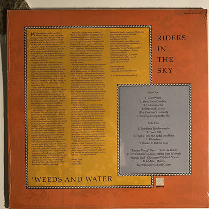 Riders in the Sky SADDLE PALS + WEEDS & WATER Vinyl LP Records VG++