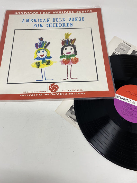 Alan Lomax Series American Folk Songs For Children Atlantic 1350 Stereo Mint-