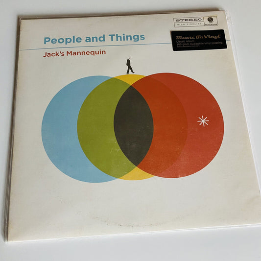 Jack’s Mannequin PEOPLE AND THINGS 180g Audiophile Vinyl LP Record NEW Sealed