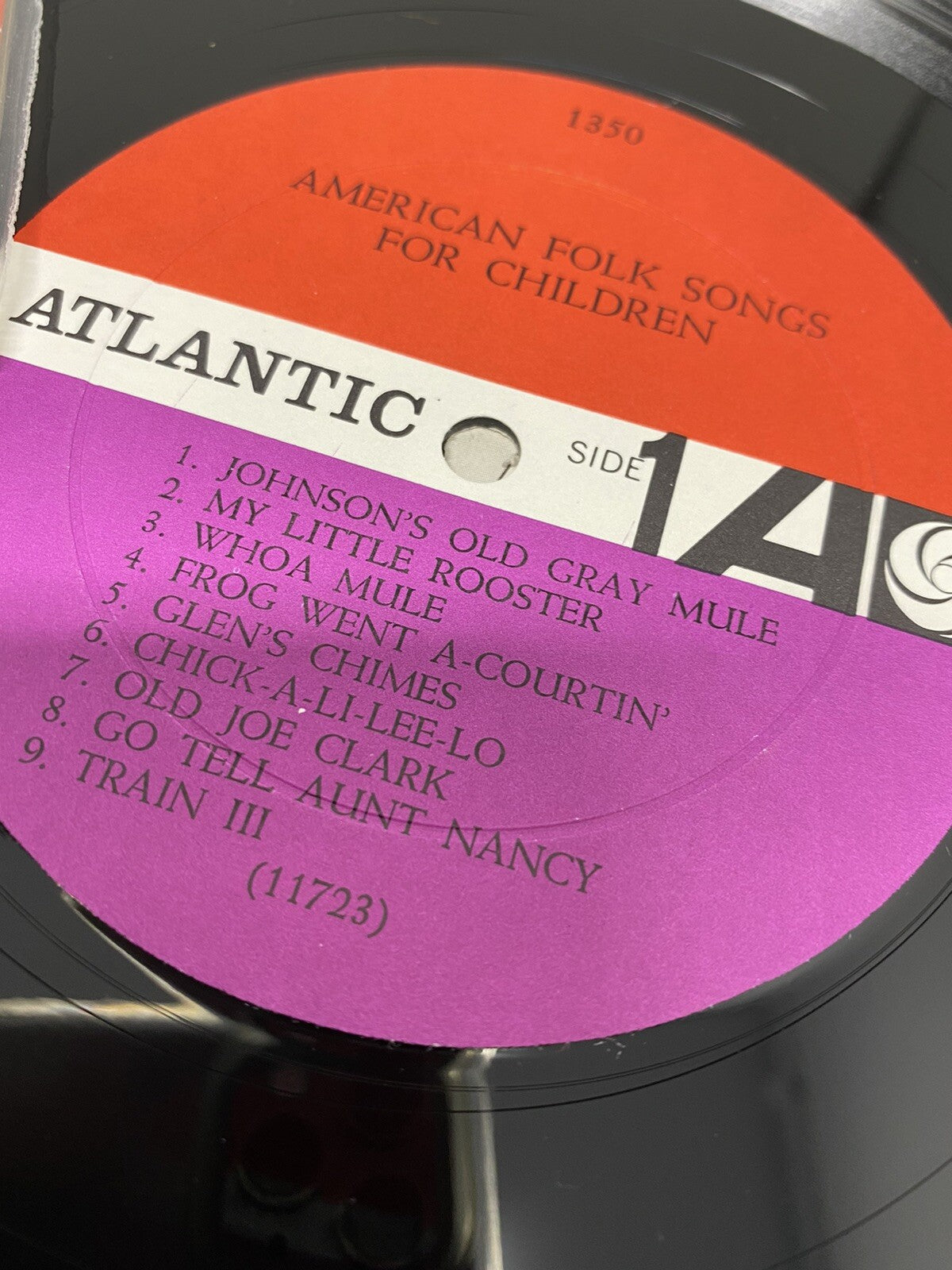 Alan Lomax Series American Folk Songs For Children Atlantic 1350 Stereo Mint-