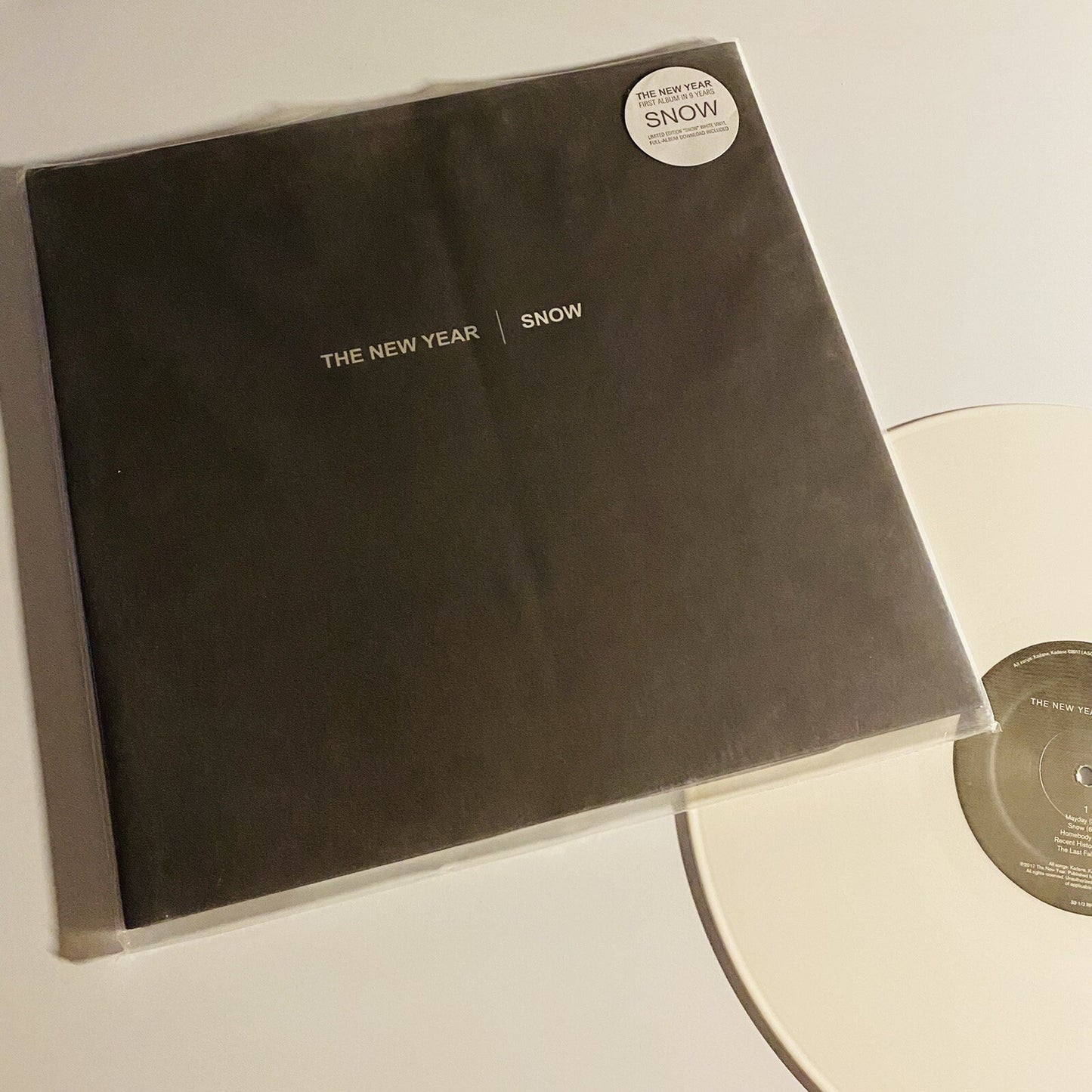 The New Year SNOW White Vinyl LP Record NM