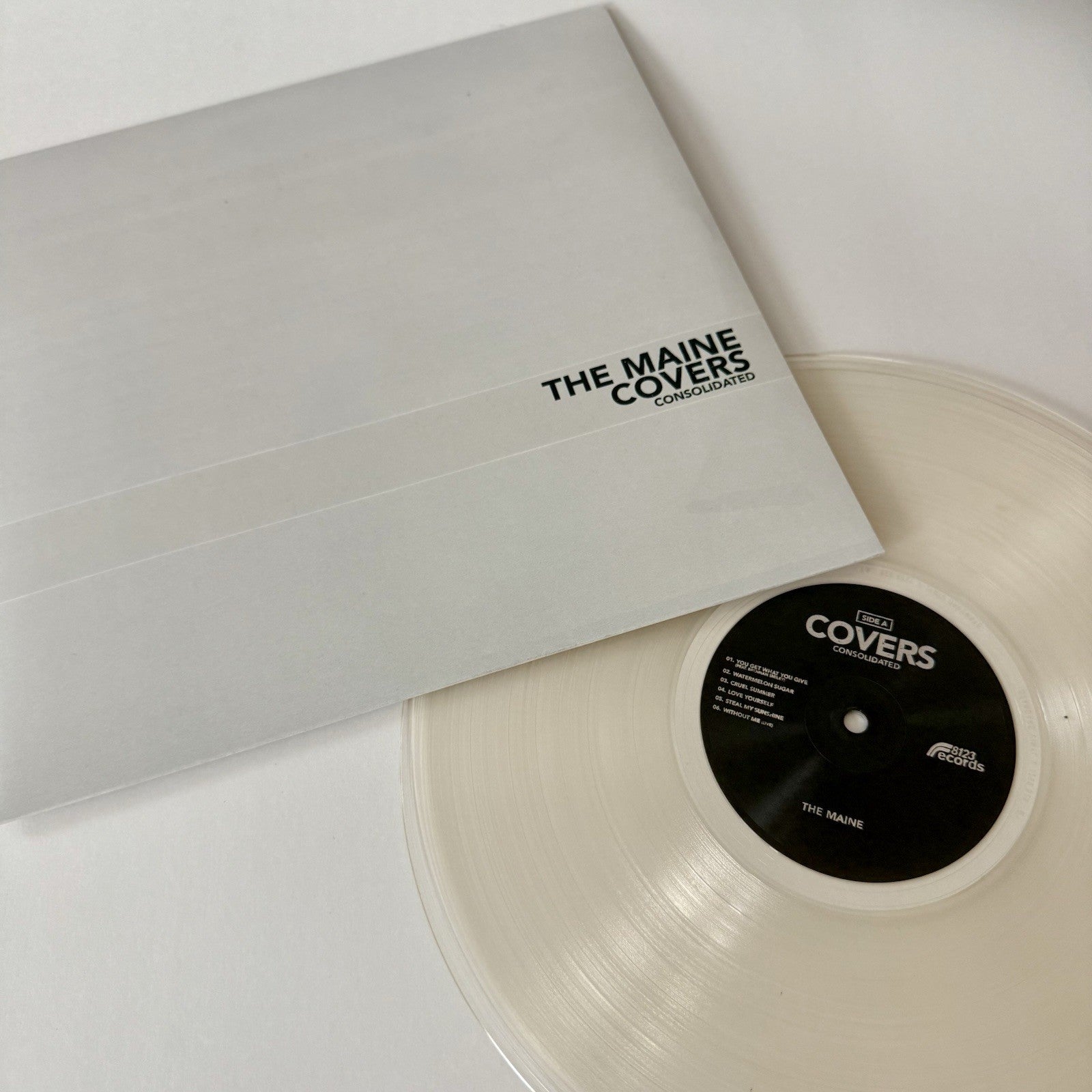 The Maine COVERS CONSOLIDATED Clear Vinyl LP Record NEW