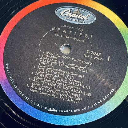 Beatles MEET THE BEATLES! Vinyl LP Record MONO Scranton Pressing VG/VG 