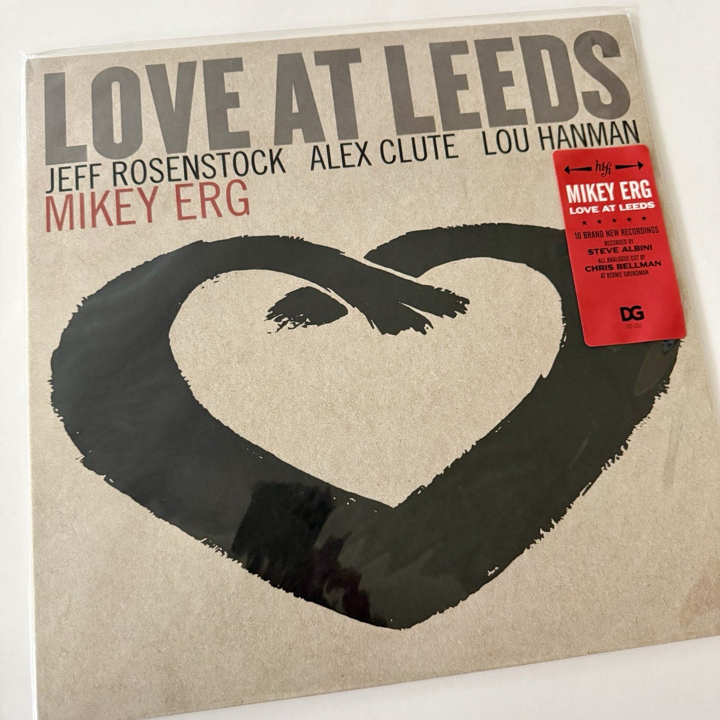 Mikey Erg (w/ Jeff Rosenstock) LOVE AT LEEDS Vinyl LP Record NEW