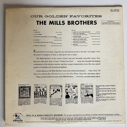 The Mills Brothers OUR GOLDEN FAVORITES Vinyl LP Record VG+