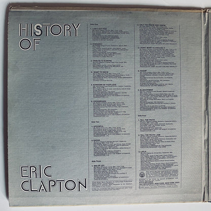 Eric Clapton HISTORY OF ERIC CLAPTON Vinyl LP Record VG+