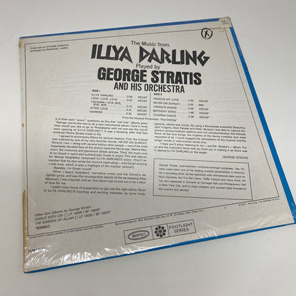 George Stratis ILLYA DARLING Vinyl LP Record SEALED