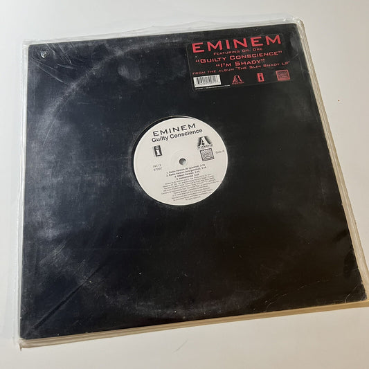 Eminem & Dr. Dre GUILTY CONSCIENCE / I'M SHADY 12” single VINYL RECORD VG+