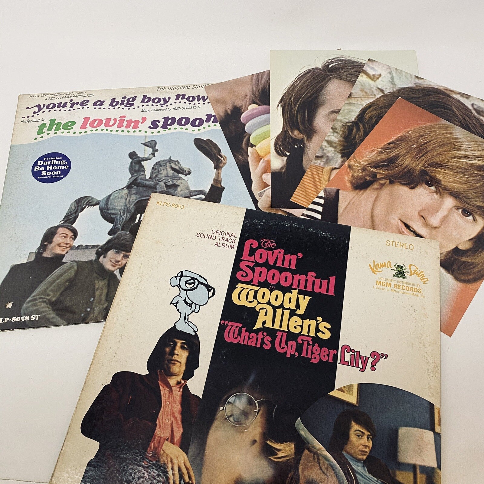 The Lovin’ Spoonful  BIG BOY NOW + TIGER LILLY Vinyl LP Records VG+